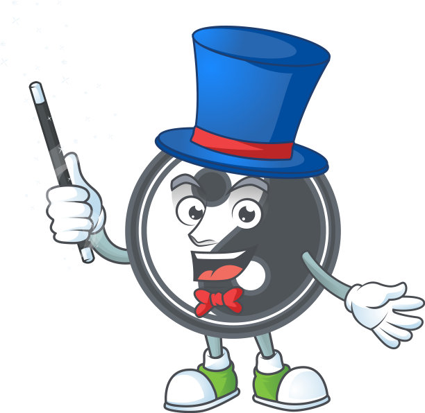 一画阴阳作为魔术师表演图片下载