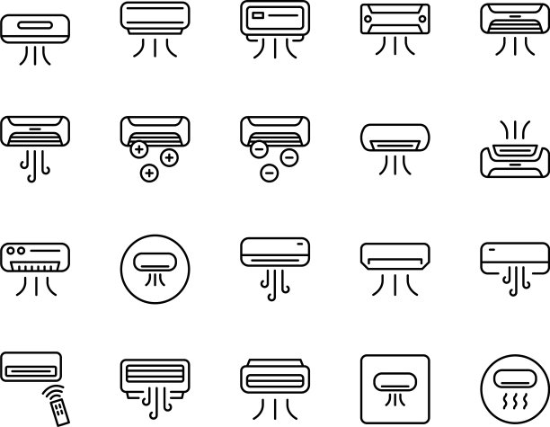 空调的图标图片下载