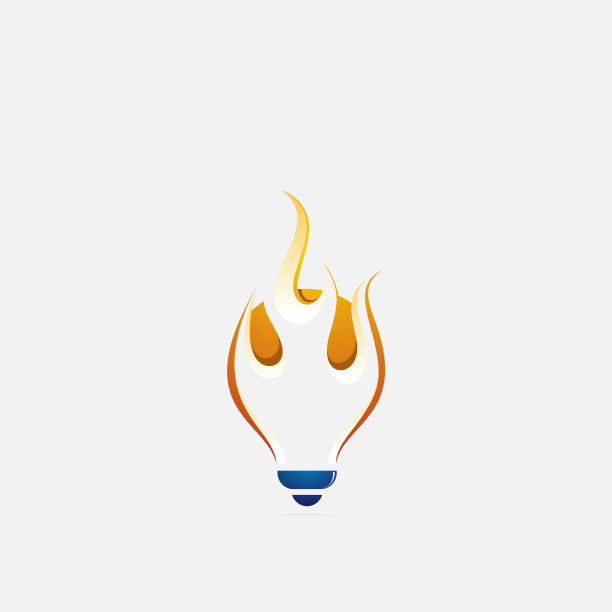 五颜六色的标志设计智能火图片下载