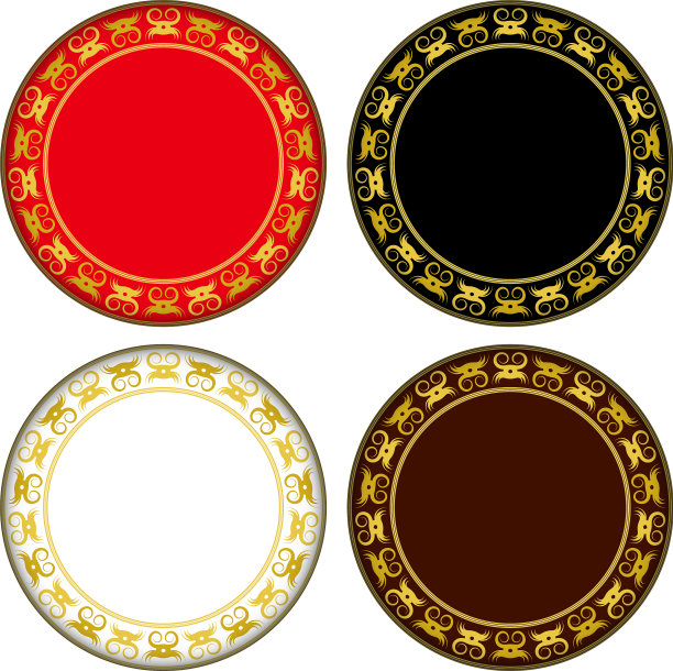 金蟹圆框图片下载