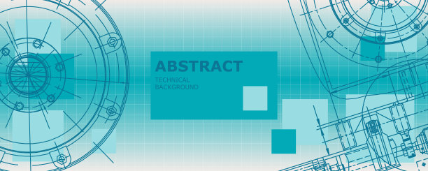 机械工程制图。抽象的画图片下载