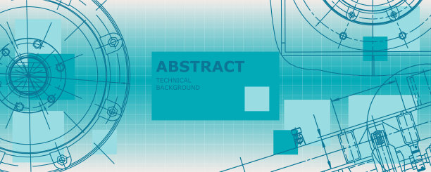 机械工程制图。抽象的画图片下载