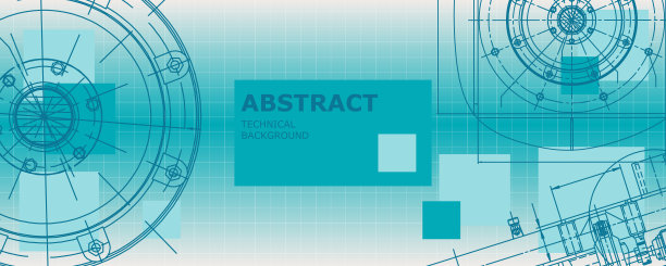 机械工程制图。抽象的画图片下载