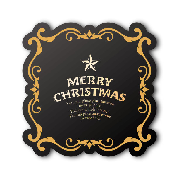 圣诞节的框架设计。雪晶的主题。图片下载