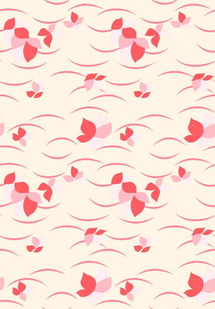 日本叶流矢量无缝模式图片下载