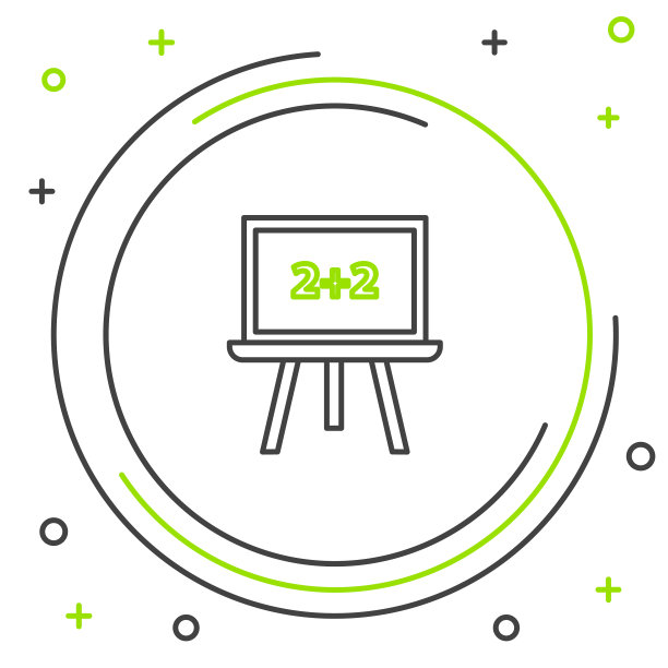 将黑板图标隔离在白色背景上图片下载