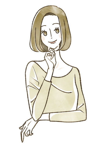 微笑的女人图片下载