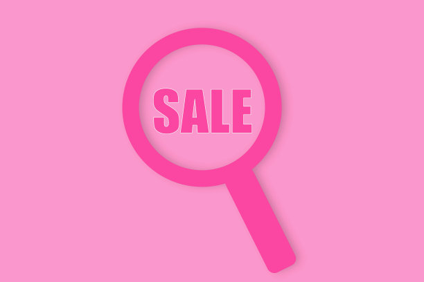 放大镜和销售图片下载