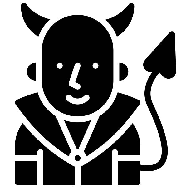 魔鬼服装偶像，万圣节化装舞会图片下载