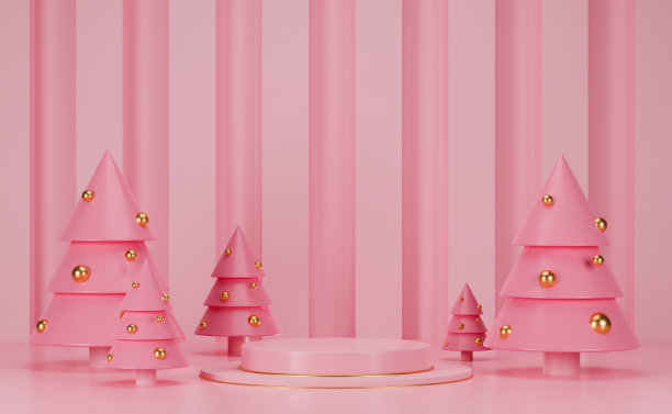 圣诞节讲台。图片下载