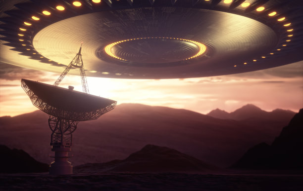 第三类飞碟近距离接触卫星碟形信号图片下载