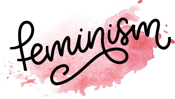 印刷设计女权主义的字母图形图片下载