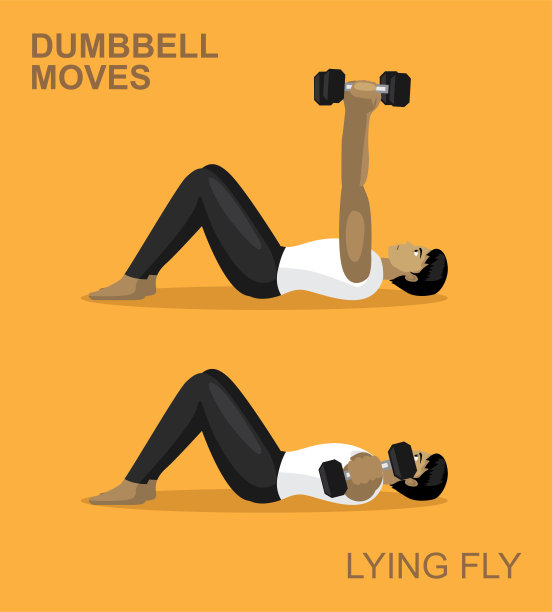 躺苍蝇哑铃移动漫画体育馆设置插图图片下载