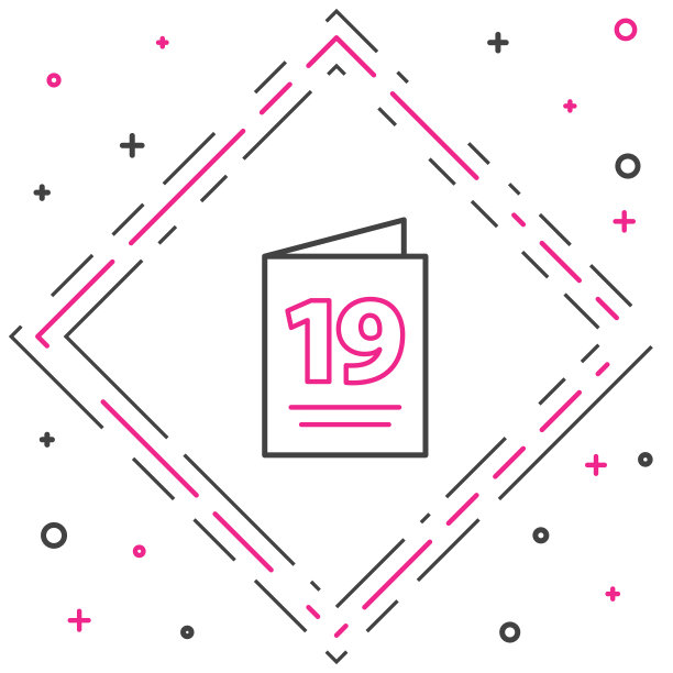 贺卡线与复活节快乐图标隔离图片下载