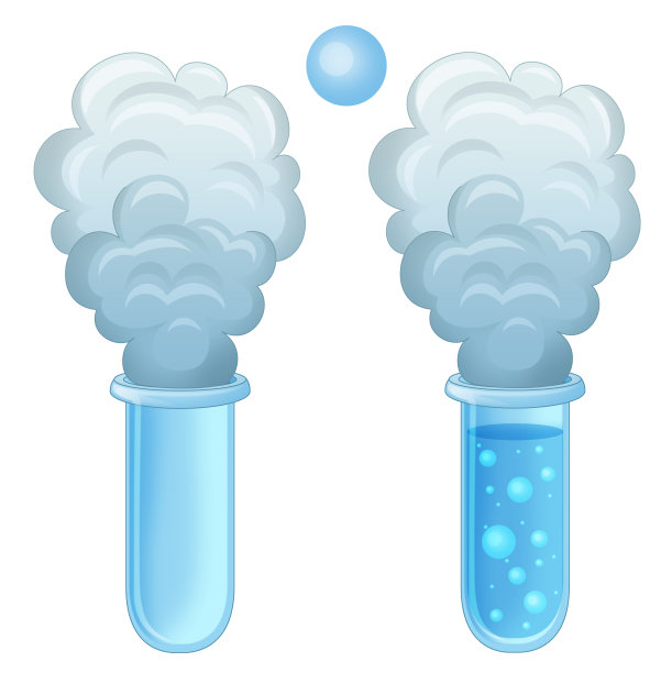 卡通玻璃管为科学插图图片下载