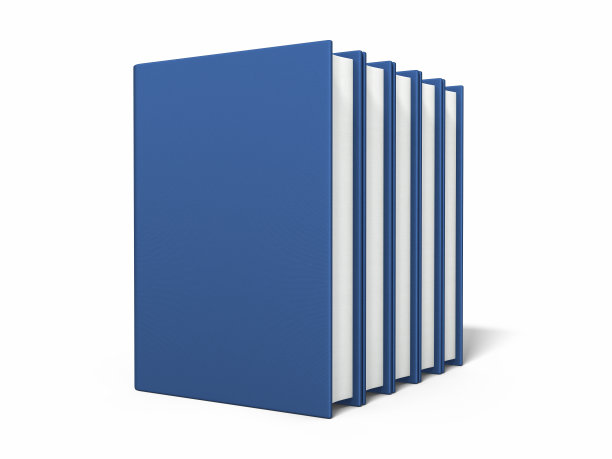 蓝色的一堆书图片下载