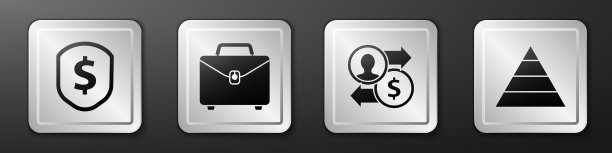 设盾与美元公事包晋升图片下载