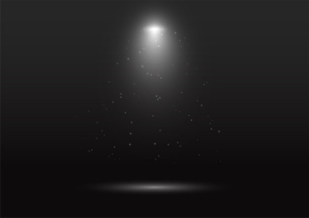 黑色背景。黑暗的背景，白色的聚光灯在地板上闪耀。工作室房间空着，用于广告、产品。陈列室的展位展示您的图形。矢量插图。图片下载