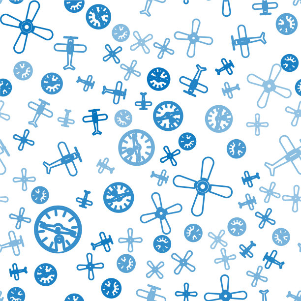 设置等距罗盘、螺旋桨和飞机图片下载