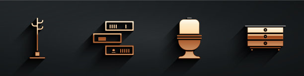 设衣帽架、书柜、抽水马桶等图片下载