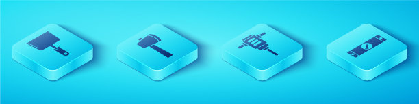 设置等距油灰刀木斧图片下载