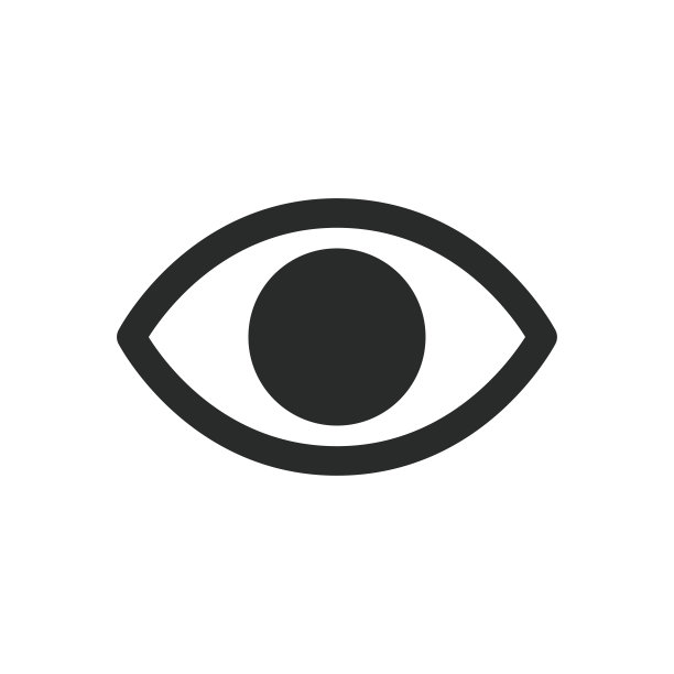 眼睛图标矢量设计插图图片下载