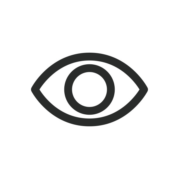 眼睛图标矢量设计插图图片下载