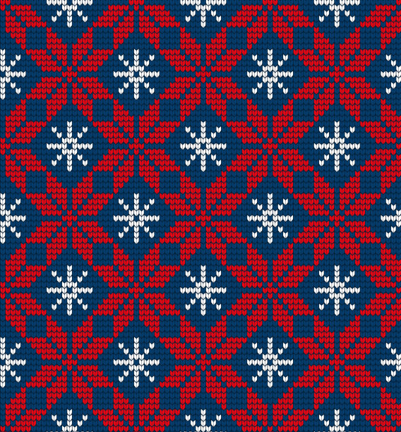 编织圣诞、新年图案图片下载