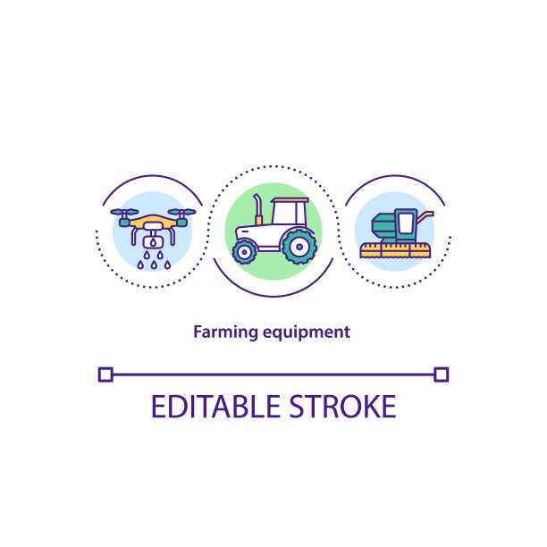 农具概念图标图片下载