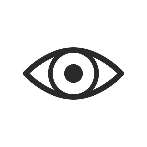 眼睛图标矢量设计插图图片下载