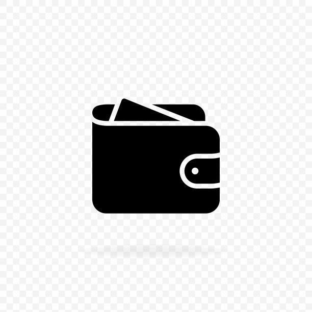 钱包图标。在黑色的。金融的迹象。业务图标。钱包的迹象。金融投资。向量EPS 10图片下载