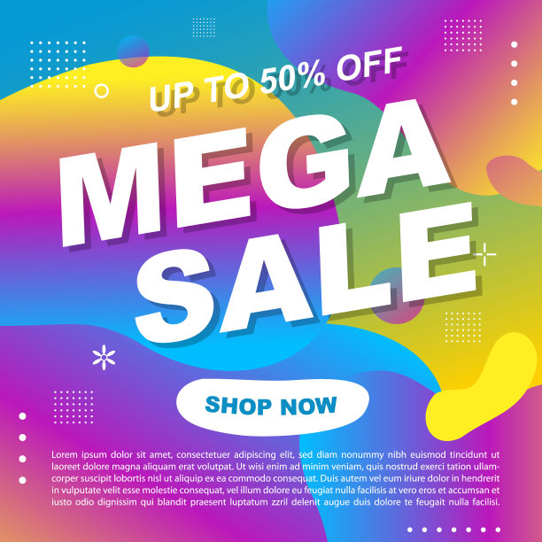 促销横幅模板设计图片下载