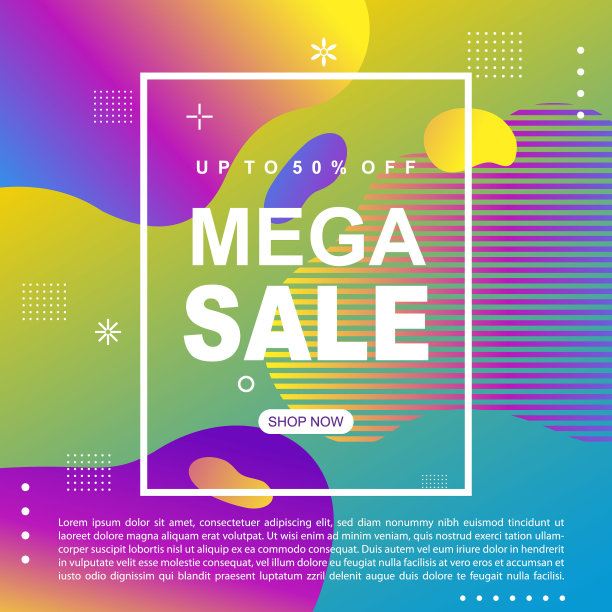 促销横幅模板设计图片下载