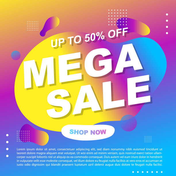 促销横幅模板设计图片下载