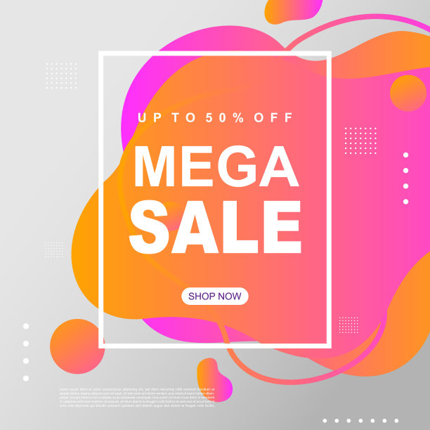 促销横幅模板设计图片下载