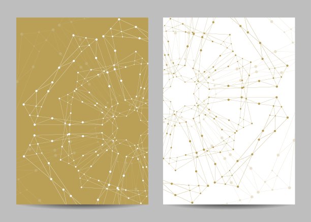 矢量模板的小册子封面在A4大小。图片下载