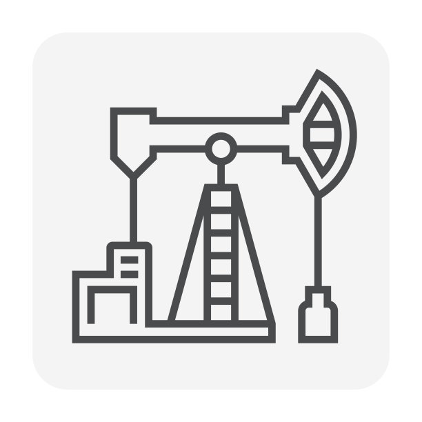 油泵图标或抽油机图标。图片下载