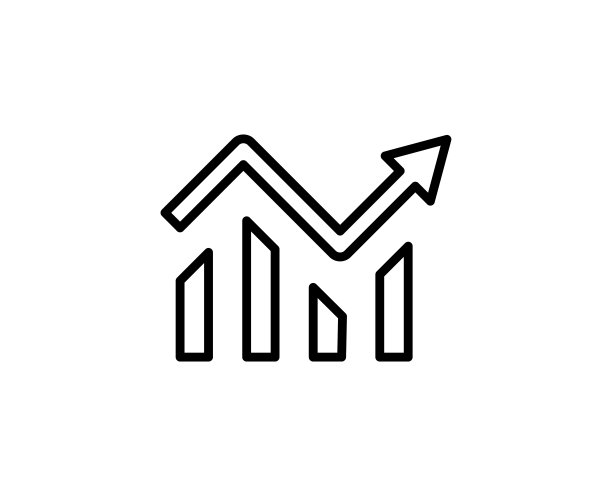 增长线图标图片下载