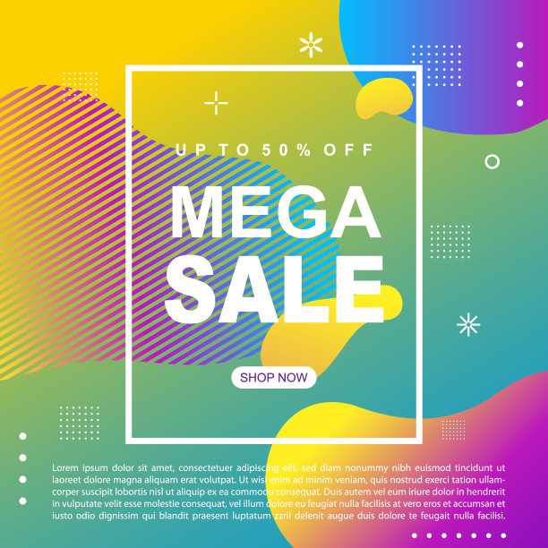 促销横幅模板设计图片下载