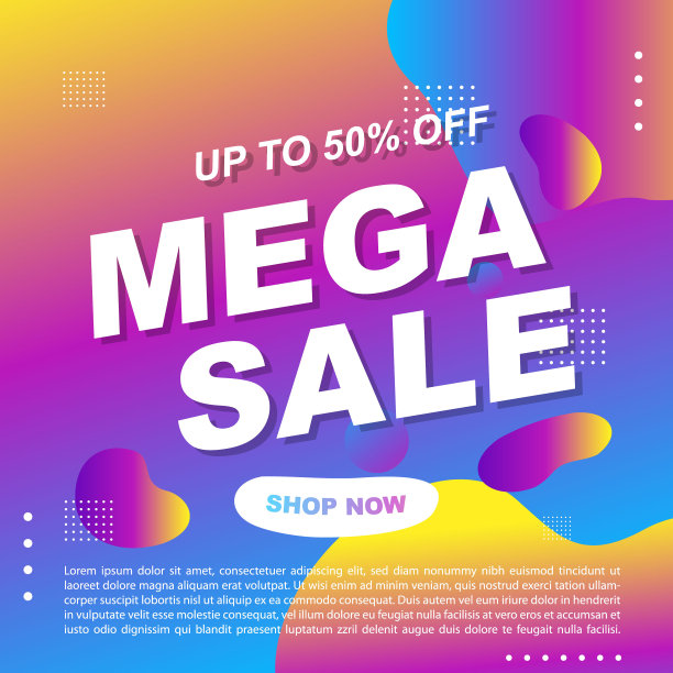 促销横幅模板设计图片下载