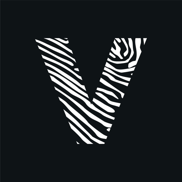 首字母v斑马或木头图片下载