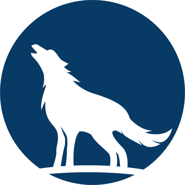 狼标志模板图片下载