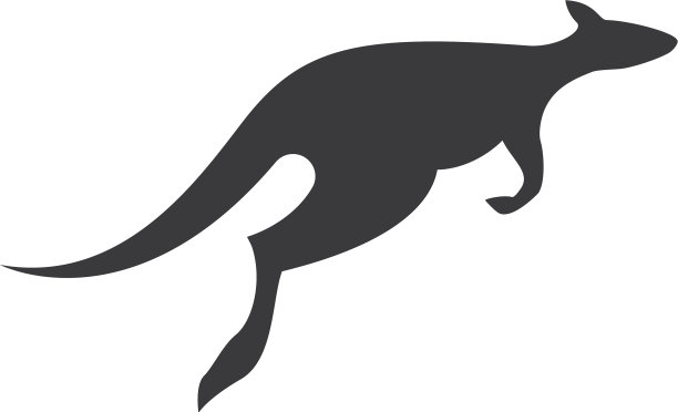 袋鼠标志图标图片下载