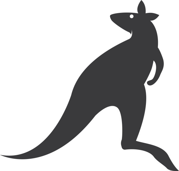 袋鼠标志图标图片下载