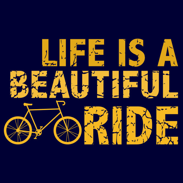 为自行车设计的T恤图片下载