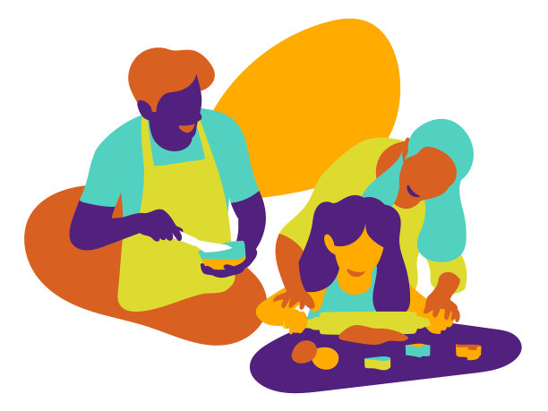 带着孩子的男人图片下载