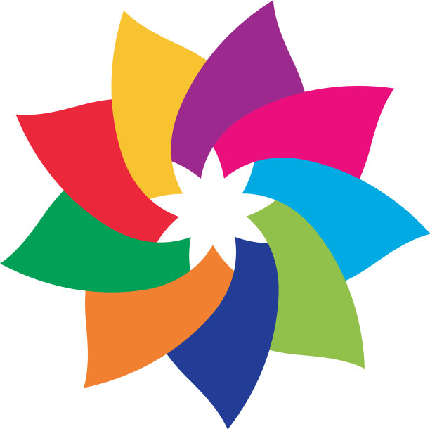 花卉设计标志模板图片下载