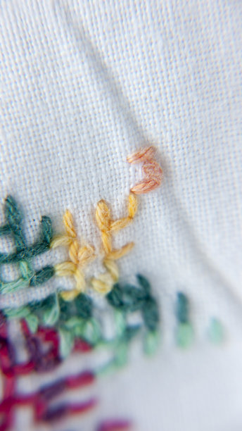 彩色的刺绣图片下载