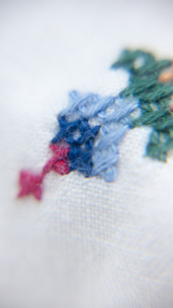 彩色的刺绣图片下载