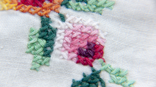 彩色的刺绣图片下载